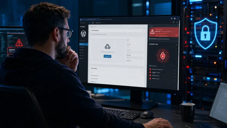 Faille Forminator WordPress CVE-2026-15748 avec alerte de sécurité sur formulaire et risque d’exécution de code