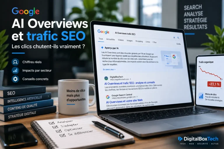 AI Overviews et trafic SEO : impact des réponses IA de Google sur les clics en 2026
