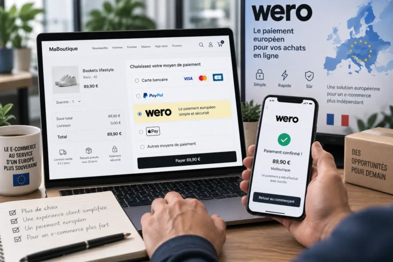 Wero paiement en ligne sur un site e-commerce en France en 2026