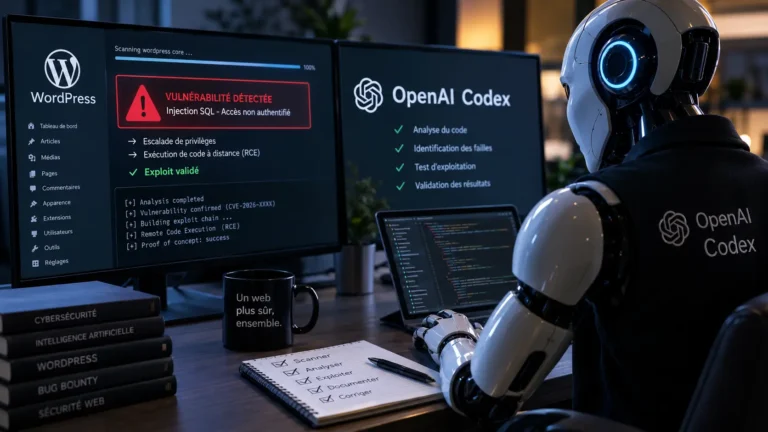 Codex analyse une faille WordPress critique avec injection SQL et exécution de code à distance